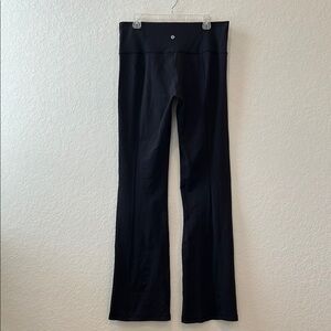 Lululemon Athletica Black Flare Pants 12 Tall